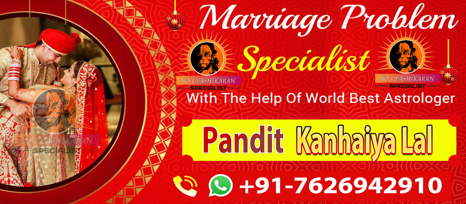 No1 Vashikaran Specialist Astrologer Pt. Kanhiya Lal